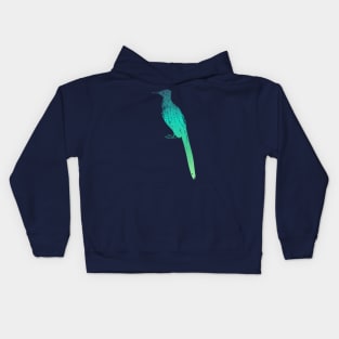 Turquoise Roadrunner Kids Hoodie